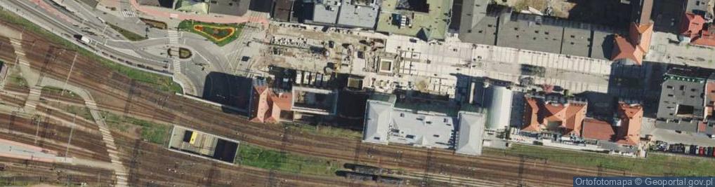 Zdjęcie satelitarne Stary dworzec kolejowy w Katowicach