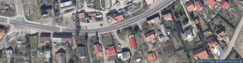 Zdjęcie satelitarne Trzesieka