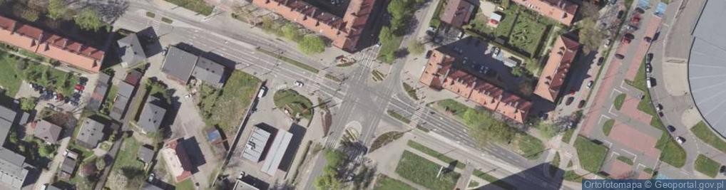 Zdjęcie satelitarne Tychy