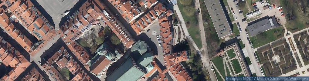 Zdjęcie satelitarne Ulica Kanonia w Warszawie