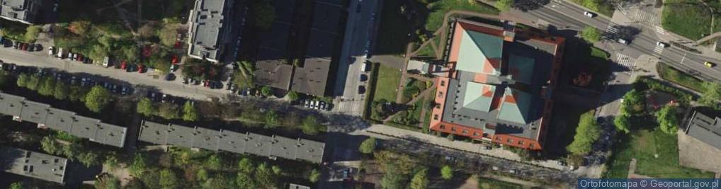 Zdjęcie satelitarne Ulica Młodych Techników