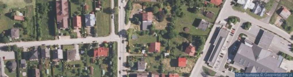 Zdjęcie satelitarne Węgierska Górka