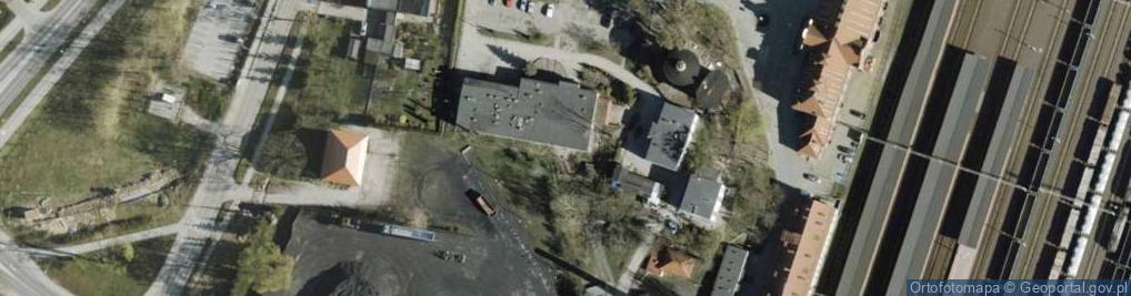 Zdjęcie satelitarne Wieża Ciśnień przy ul. Dworcowej w Iławie