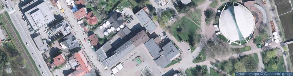 Zdjęcie satelitarne Wiślańskie Centrum Kultury i Informacji