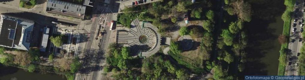 Zdjęcie satelitarne Wzgórze Partyzantów