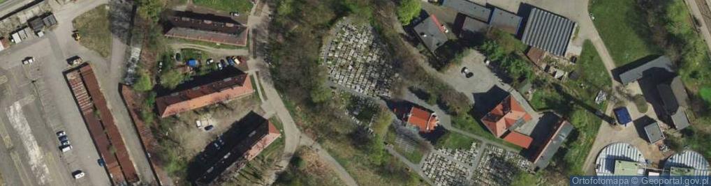Zdjęcie satelitarne Wzgórze św. Małgorzaty w Bytomiu