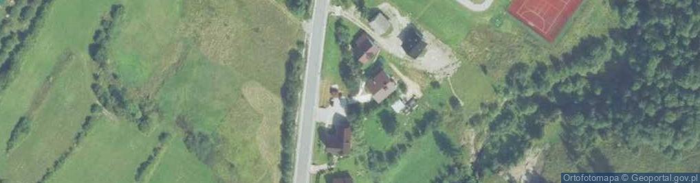 Zdjęcie satelitarne Zalesie (powiat limanowski)