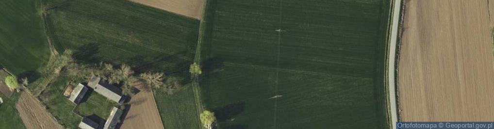 Zdjęcie satelitarne Zalesie (powiat staszowski)