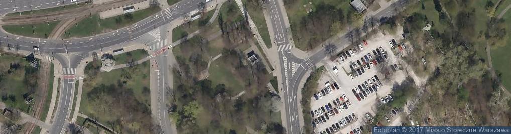 Zdjęcie satelitarne Zdrój Królewski w Warszawie