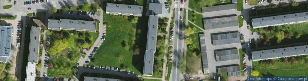 Zdjęcie satelitarne PaczkoPunkt InPost POP-PTR17