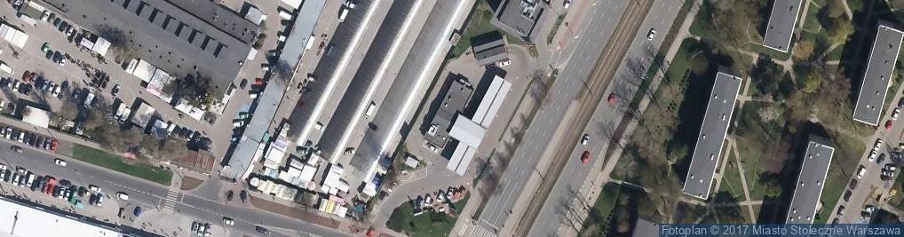 Zdjęcie satelitarne PaczkoPunkt InPost POP-WAW417