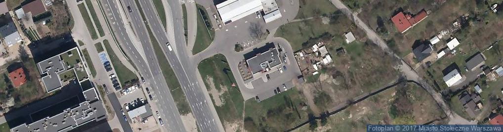 Zdjęcie satelitarne PaczkoPunkt InPost POP-WAW418
