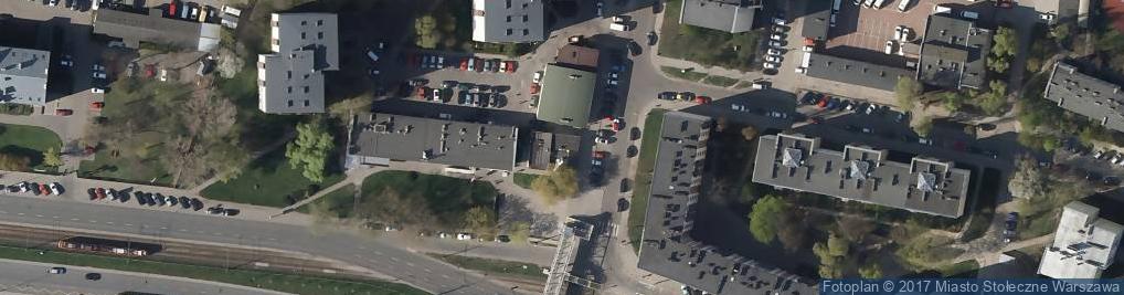 Zdjęcie satelitarne PaczkoPunkt InPost POP-WAW454