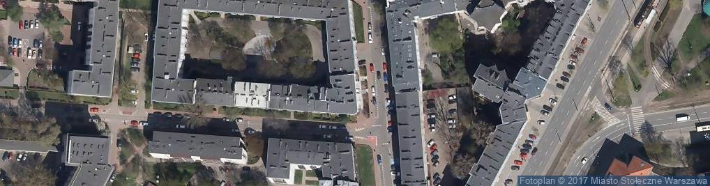 Zdjęcie satelitarne PaczkoPunkt InPost POP-WAW458