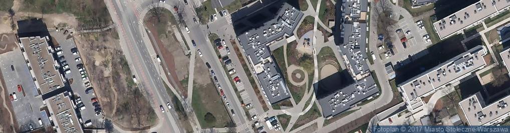 Zdjęcie satelitarne PaczkoPunkt InPost POP-WAW589