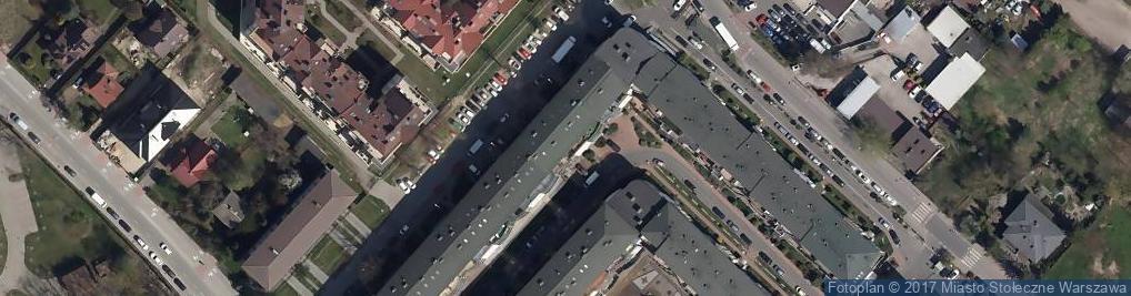 Zdjęcie satelitarne PaczkoPunkt InPost POP-WAW619