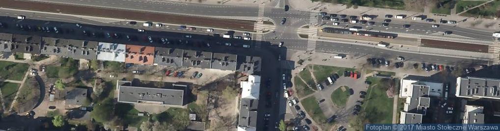 Zdjęcie satelitarne PaczkoPunkt InPost POP-WAW664
