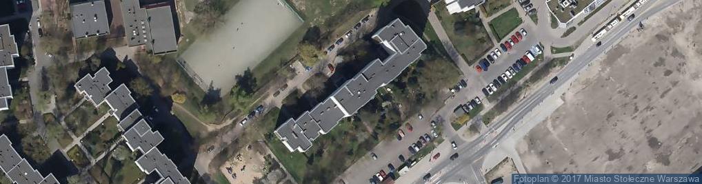 Zdjęcie satelitarne PaczkoPunkt InPost POP-WAW699