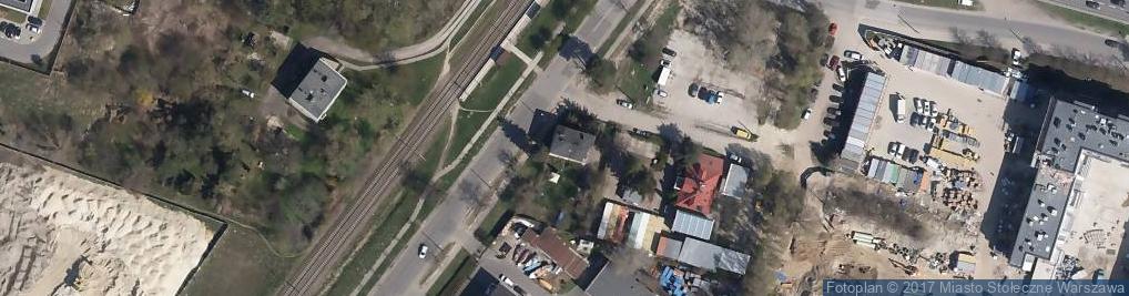 Zdjęcie satelitarne PaczkoPunkt InPost POP-WAW703