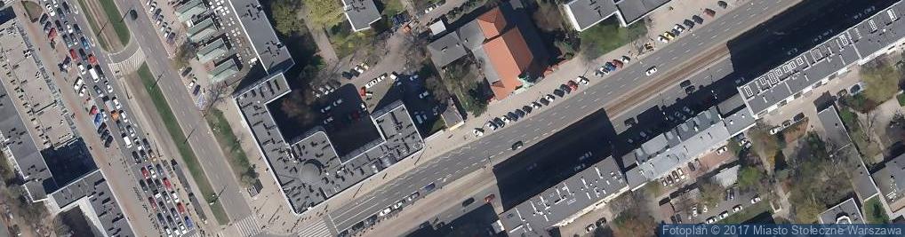 Zdjęcie satelitarne PaczkoPunkt InPost POP-WAW709