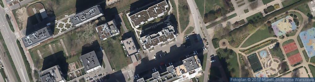 Zdjęcie satelitarne PaczkoPunkt InPost POP-WAW711