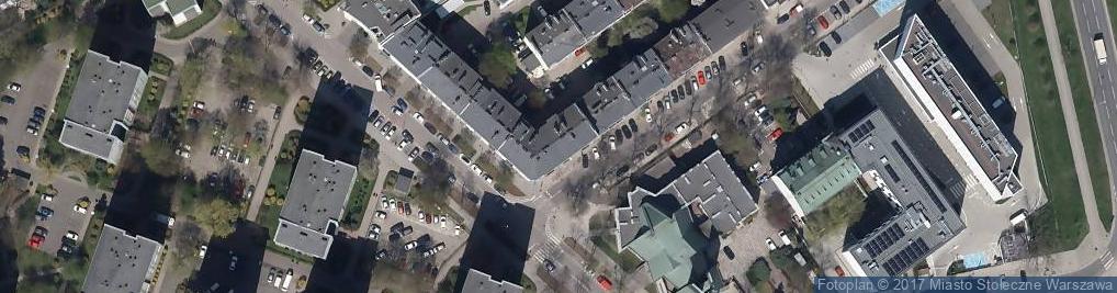 Zdjęcie satelitarne PaczkoPunkt InPost POP-WAW724