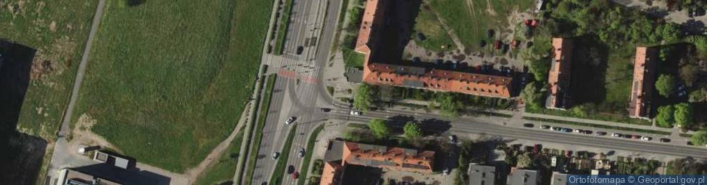 Zdjęcie satelitarne PaczkoPunkt InPost POP-WRO181