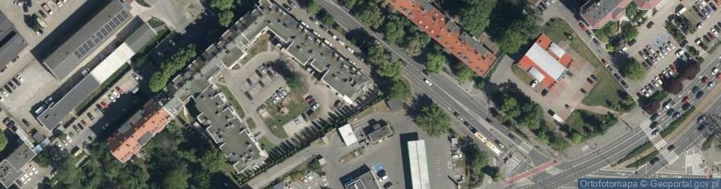 Zdjęcie satelitarne PaczkoPunkt InPost POP-WRO292