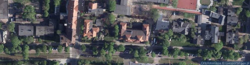 Zdjęcie satelitarne Społeczne Ognisko Artystyczne w Toruniu