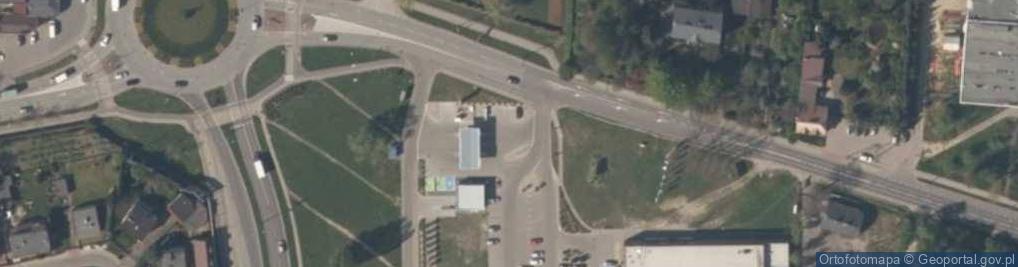 Zdjęcie satelitarne Samoobsługowa stacja paliw