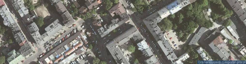 Zdjęcie satelitarne Krakowskie Centrum Świadczeń