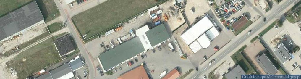Zdjęcie satelitarne Jysk