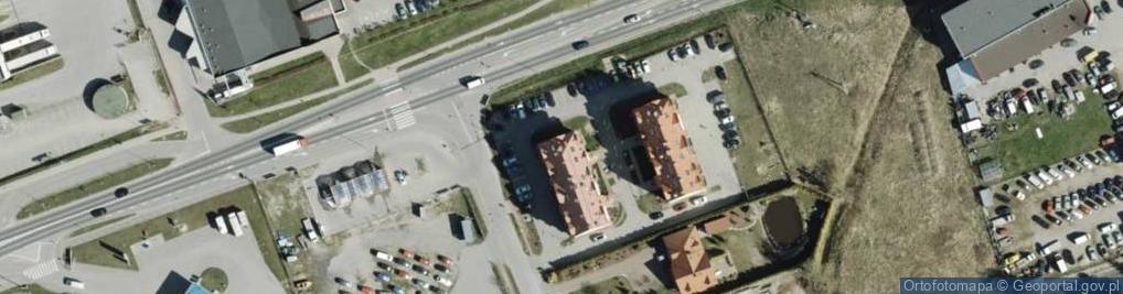 Zdjęcie satelitarne Jysk