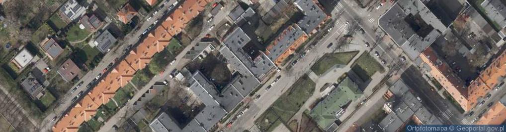 Zdjęcie satelitarne Na Zawiszy