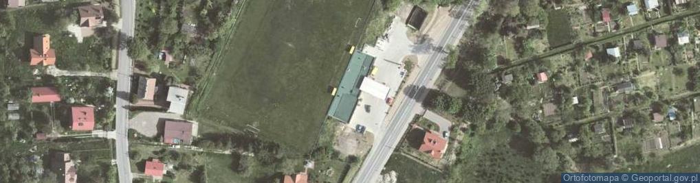 Zdjęcie satelitarne Bank Spółdzielczy w Rabie Wyżnej - Filia Wieliczka