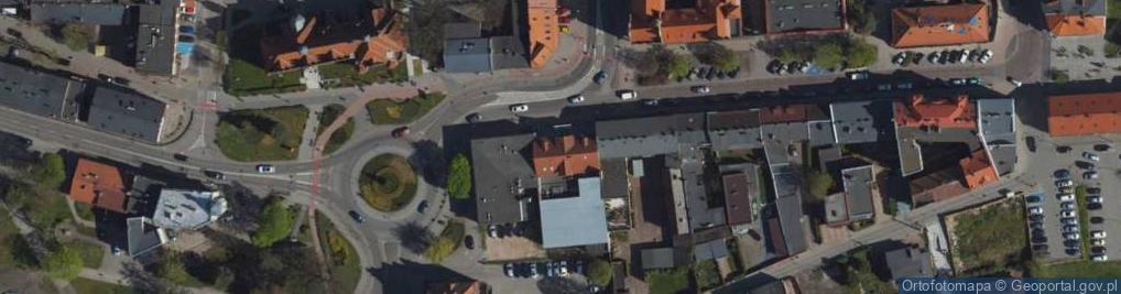 Zdjęcie satelitarne Eldorado. Kantor wymiany walut