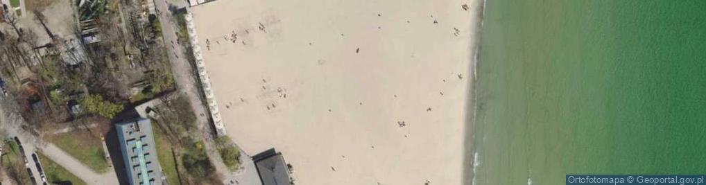 Zdjęcie satelitarne Plaża miejska