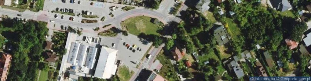 Zdjęcie satelitarne Drewniany Krzyż