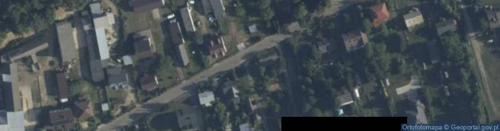 Zdjęcie satelitarne Kamienny krzyż