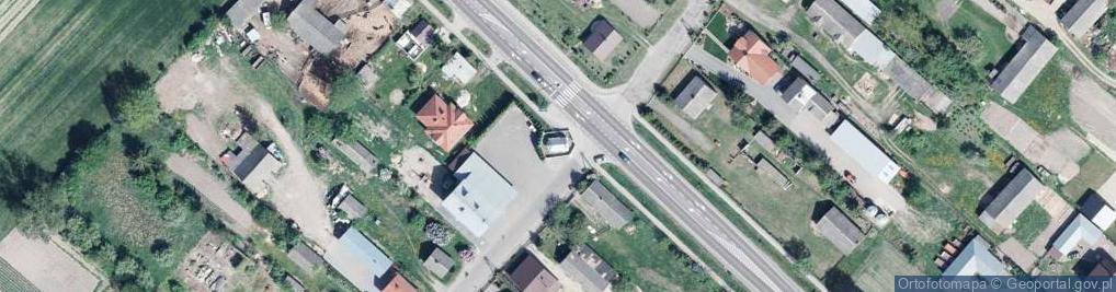 Zdjęcie satelitarne Kaplica św. Andrzeja Boboli z 1858