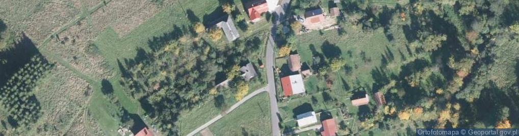 Zdjęcie satelitarne Kapliczka - Dzwonnica z 1934r.