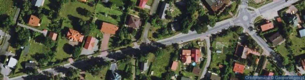 Zdjęcie satelitarne Kapliczka, Figura Świętych, Krzyż
