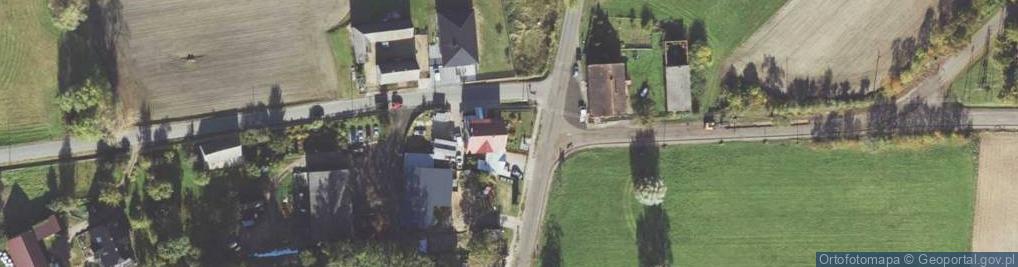 Zdjęcie satelitarne Kapliczka, Figura Świętych, Krzyż