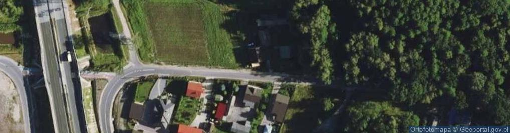 Zdjęcie satelitarne Kapliczka, Figura Świętych, Krzyż