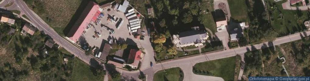 Zdjęcie satelitarne Kapliczka, Figura Świętych, Krzyż