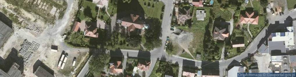 Zdjęcie satelitarne Kapliczka, Figura Świętych, Krzyż