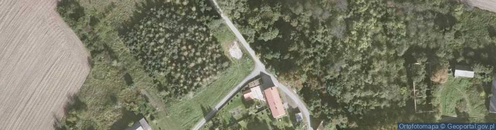 Zdjęcie satelitarne Kapliczka, Figura Świętych, Krzyż