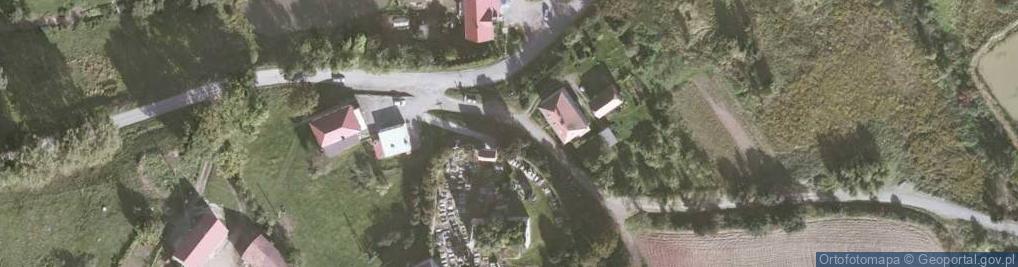 Zdjęcie satelitarne Kapliczka, Figura Świętych, Krzyż
