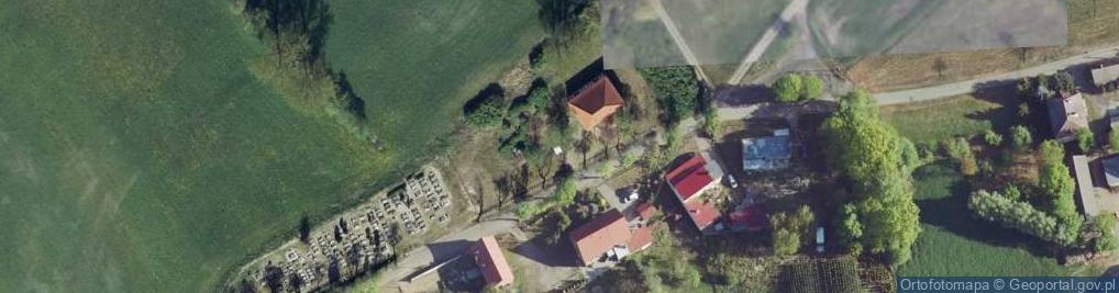 Zdjęcie satelitarne Kapliczka, Figura Świętych, Krzyż