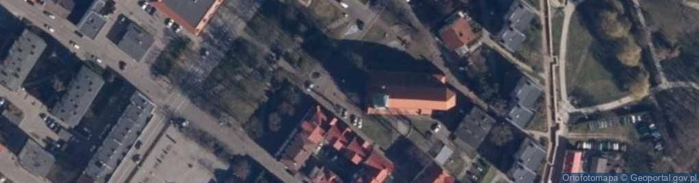 Zdjęcie satelitarne Kapliczka, Figura Świętych, Krzyż